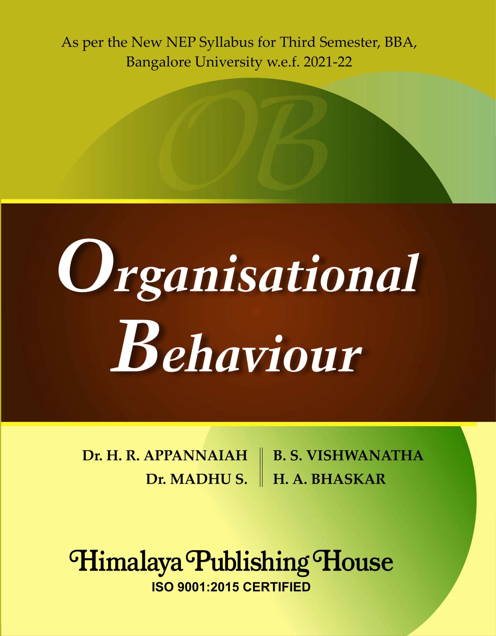 Organisational Behaviour